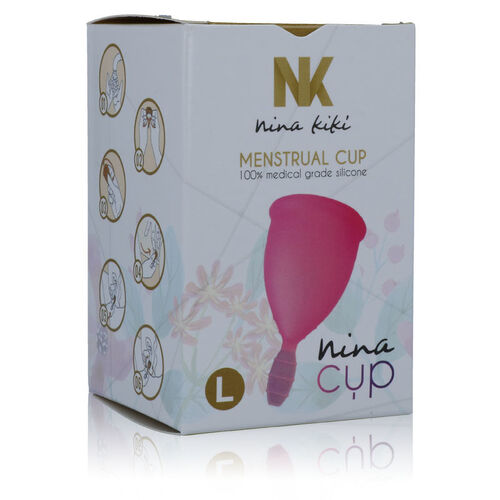 NINA KIKÍ - COPA MENSTRUAL TALLA L ROSA