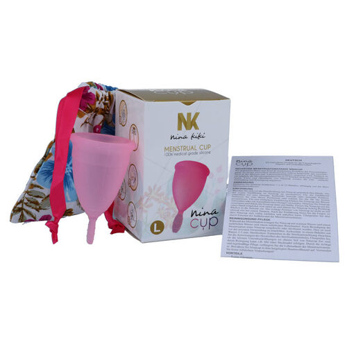 NINA KIKÍ - COPA MENSTRUAL TALLA L ROSA