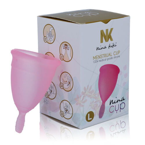 NINA KIKÍ - COPA MENSTRUAL TALLA L ROSA