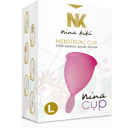 NINA KIKÍ - COPA MENSTRUAL TALLA L ROSA