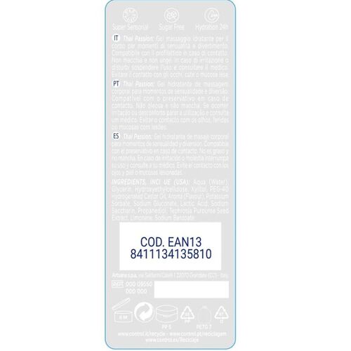 CONTROL - 2 EN 1 MASSAGE & PLEASURE THAI PASSION 200 ML