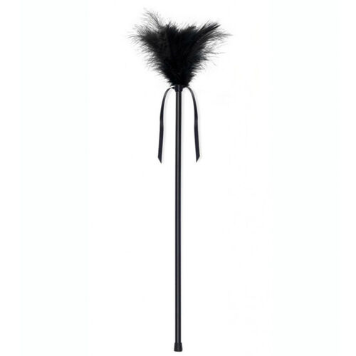 SECRETPLAY - PLUMERO PLUMAS NEGRO 40 CM