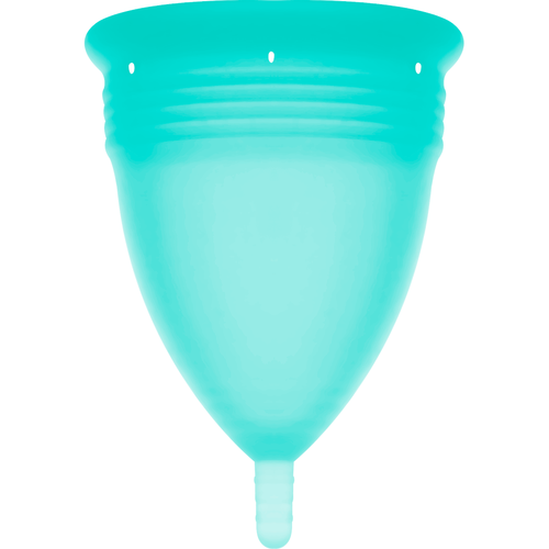 STERCUP - COPA MENSTRUAL FDA SILICONA TALLA S AQUAMARINA