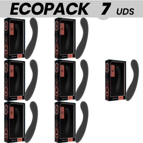 ECOPACK 7 UDS - RITHUAL KRIYA ESTIMULADOR PUNTO-G RECARGABLE NEGRO