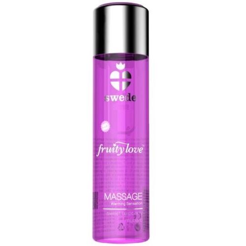 SWEDE - FRUITY LOVE ACEITE EFECTO CALOR FRAMBUESA Y RUIBARBO 60 ML